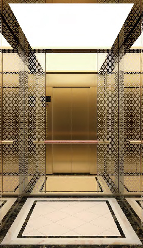 Passenger elevator car decoratinon QPA-010 