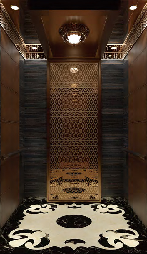 Passenger elevator car decoratinon QPA-039
