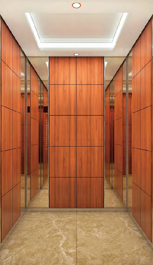 Passenger elevator car decoratinon QPA-049
