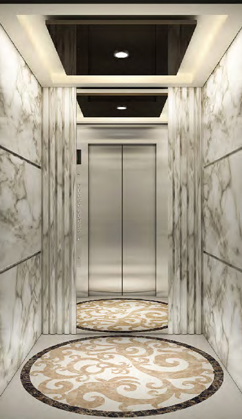 Passenger elevator car decoratinon QPA-058